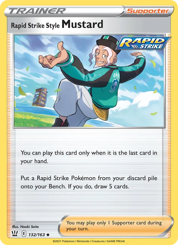 Rapid Strike Style Mustard Battle Styles 132/163