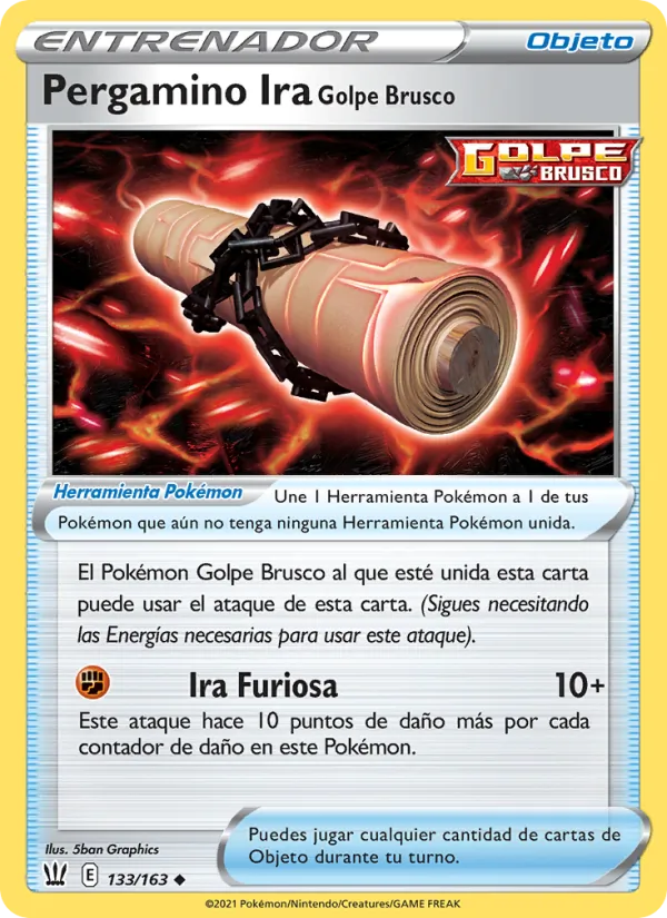 Pergamino Ira Golpe Brusco Estilos de Combate 133/163