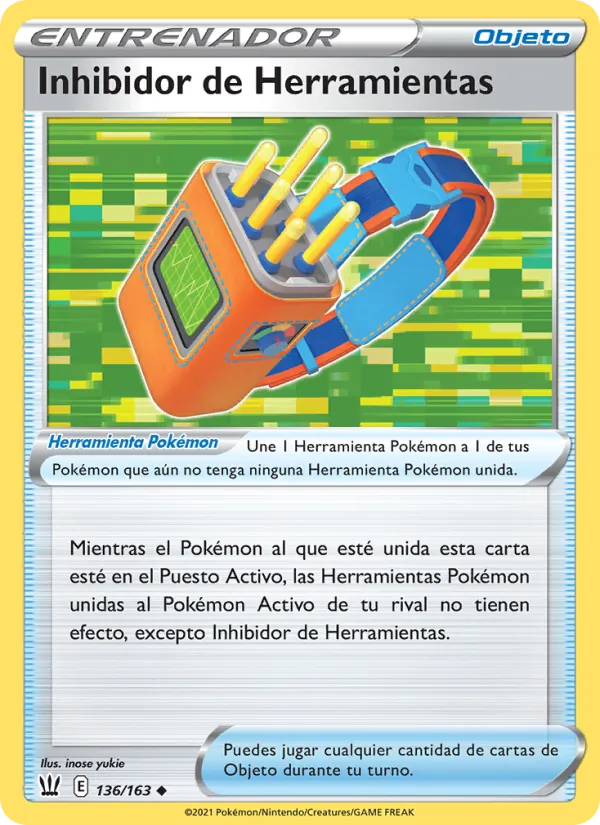 Inhibidor de Herramientas Estilos de Combate 136/163