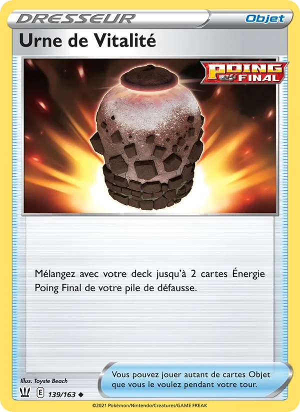Urne de Vitalité Styles de combat 139/163