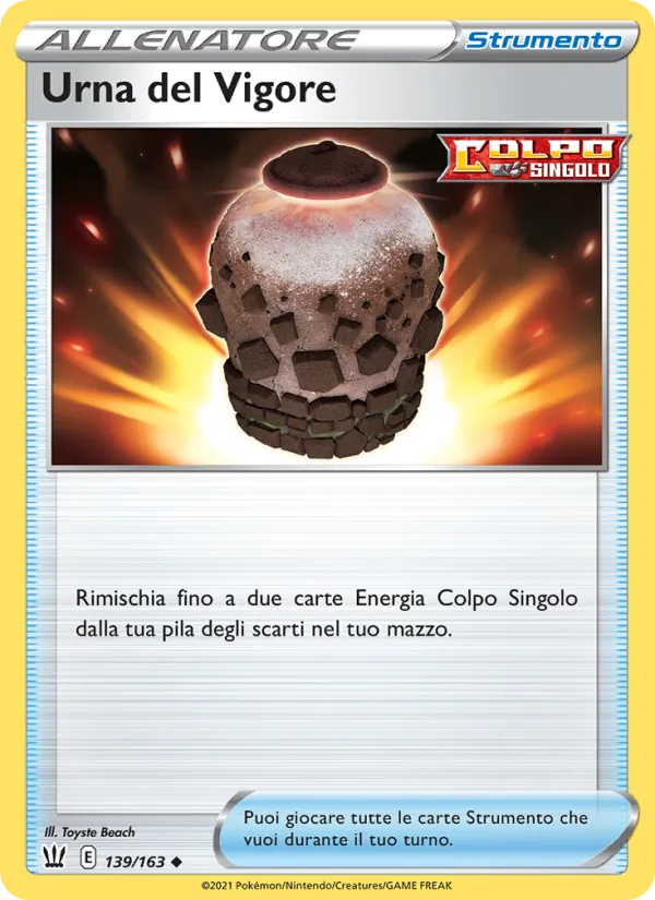 Urna del Vigore Stili di Lotta 139/163