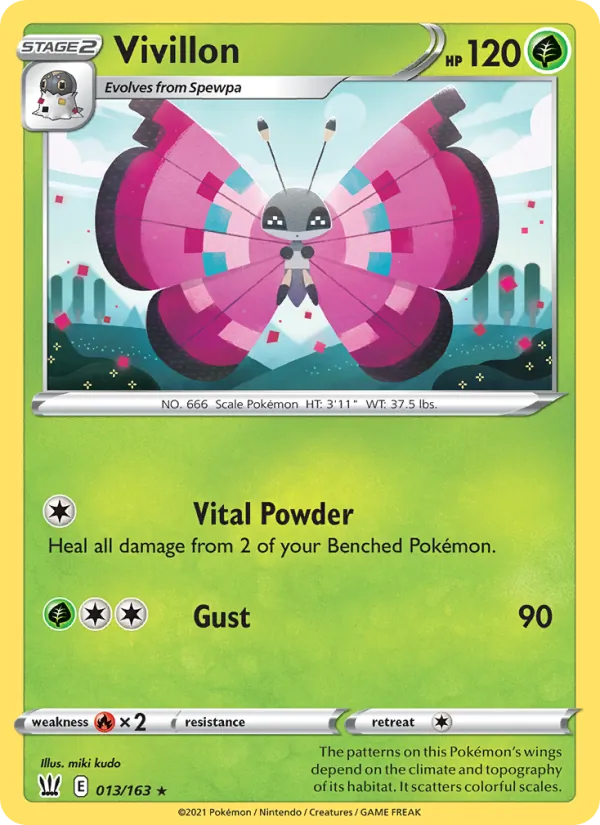 Vivillon Battle Styles 13/163