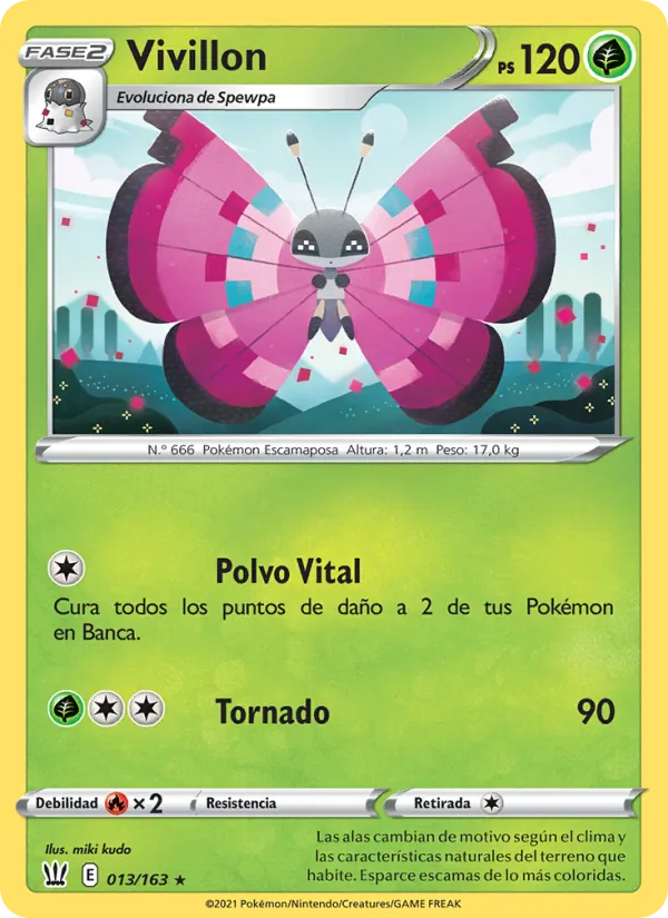 Vivillon Estilos de Combate 13/163