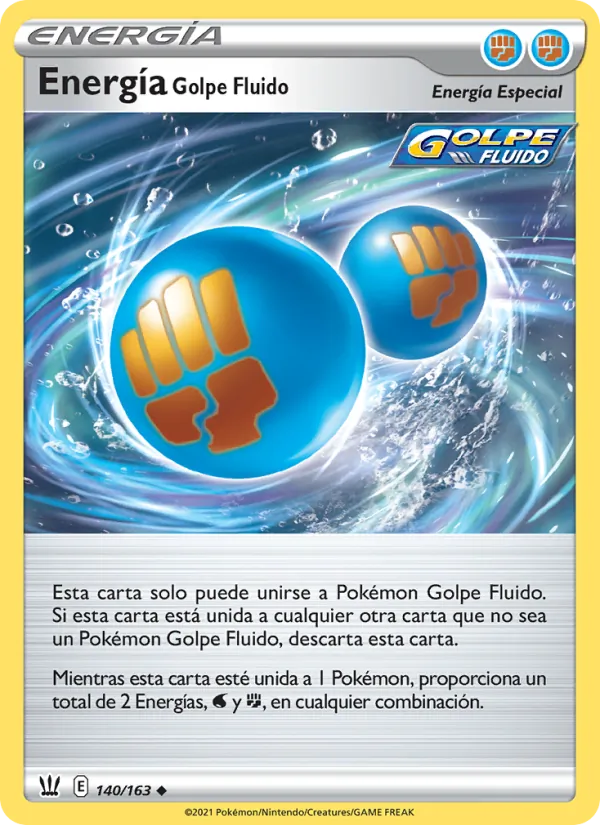 Energía Golpe Fluido Estilos de Combate 140/163