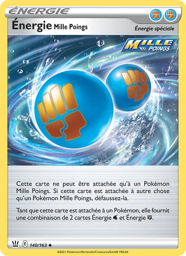 Énergie Mille Poings Styles de combat 140/163