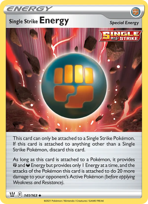 Single Strike Energy Battle Styles 141/163