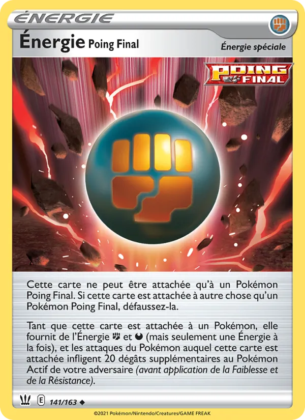 Énergie Poing Final Styles de combat 141/163