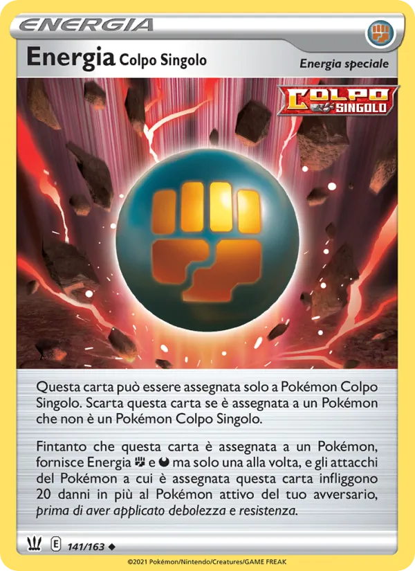 Energia Colpo Singolo Stili di Lotta 141/163