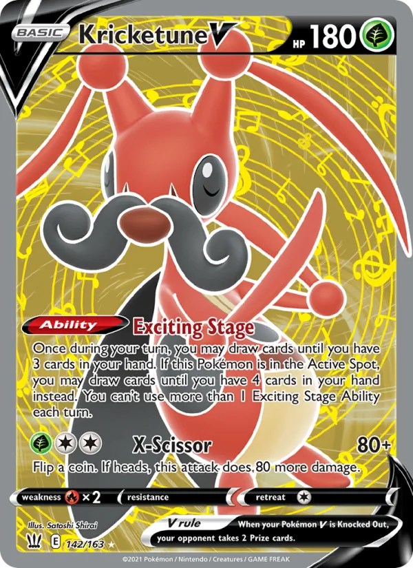Kricketune V Battle Styles 142/163
