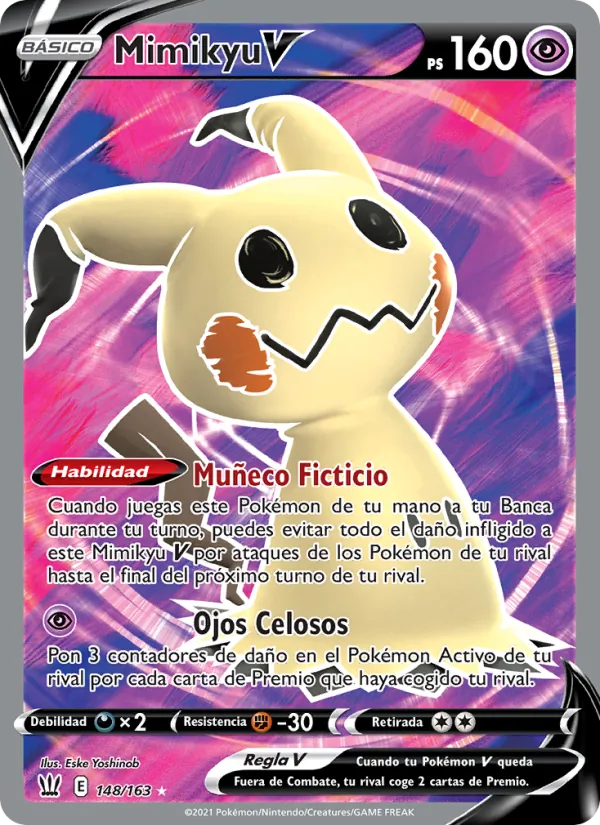 Mimikyu V Estilos de Combate 148/163