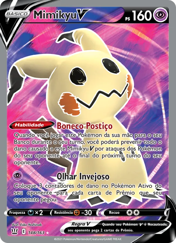 Mimikyu V Estilos de Batalha 148/163