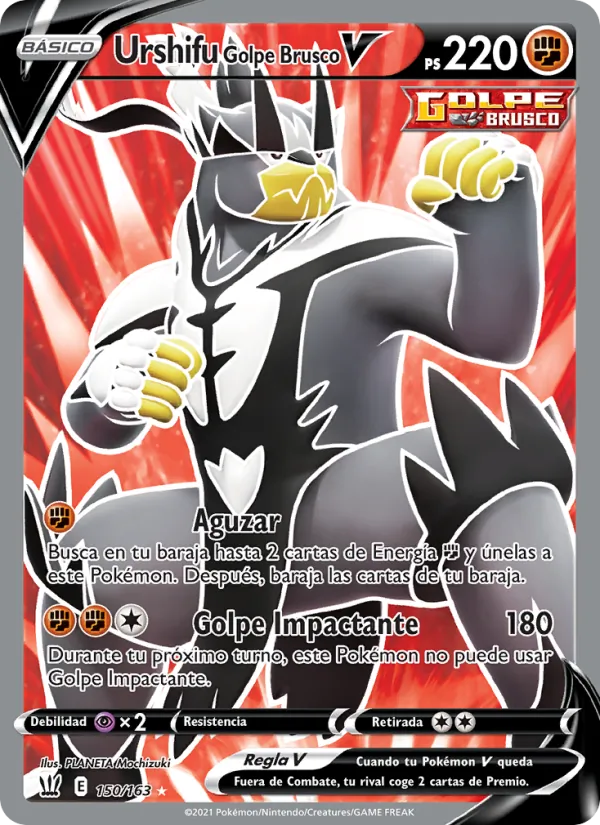 Urshifu Golpe Brusco V Estilos de Combate 150/163