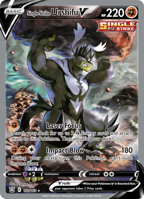 Single Strike Urshifu V Battle Styles 151/163