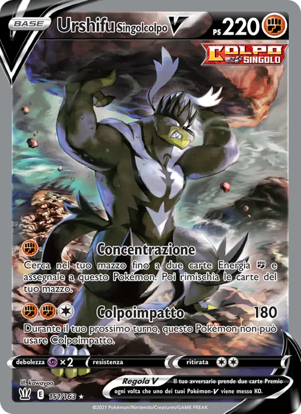 Urshifu Singolcolpo V Stili di Lotta 151/163