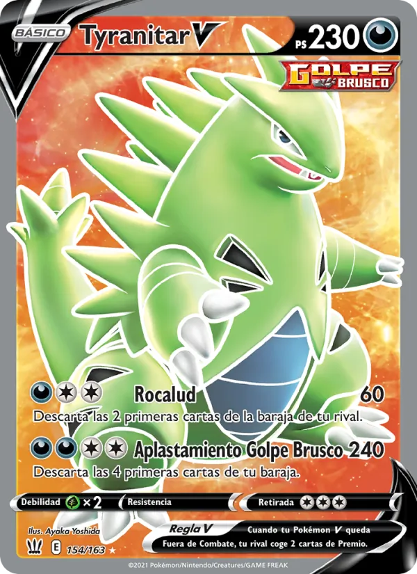 Tyranitar V Estilos de Combate 154/163