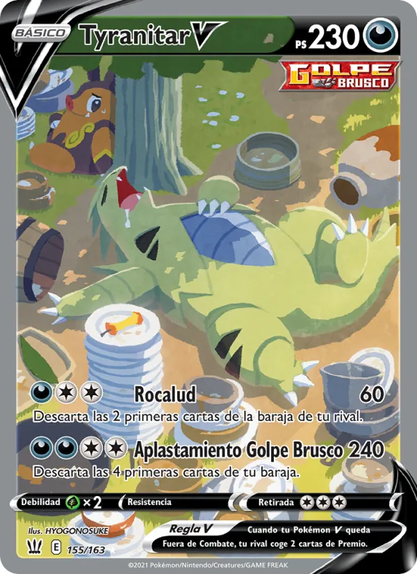 Tyranitar V Estilos de Combate 155/163