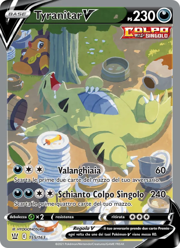 Tyranitar V Stili di Lotta 155/163