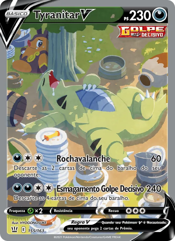 Tyranitar V Estilos de Batalha 155/163