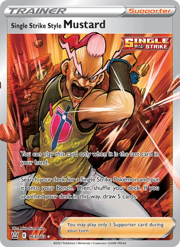 Single Strike Style Mustard Battle Styles 163/163