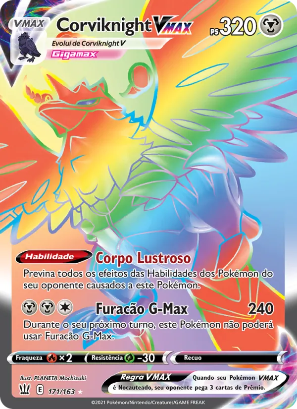 Corviknight VMAX Estilos de Batalha 171/163