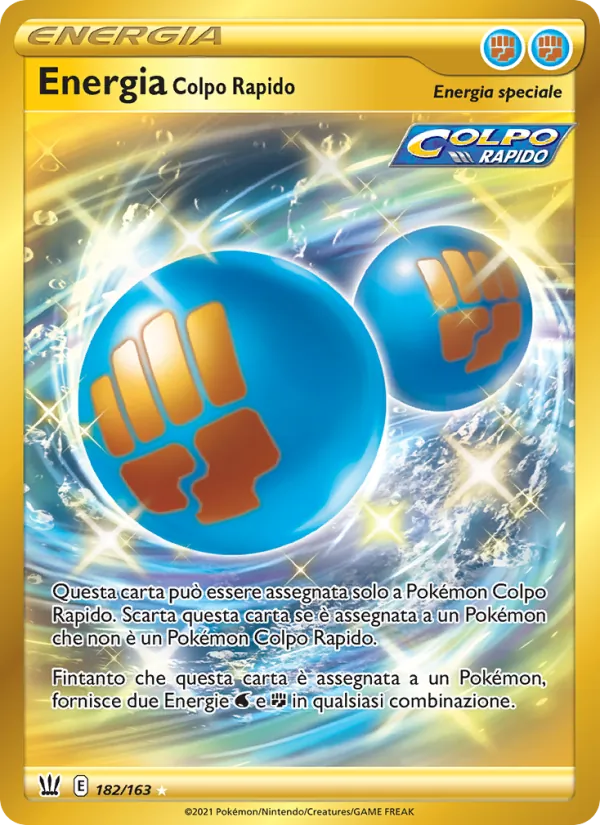 Energia Colpo Rapido Stili di Lotta 182/163