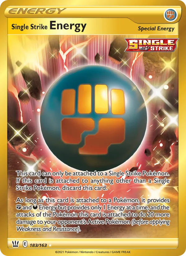 Single Strike Energy Battle Styles 183/163