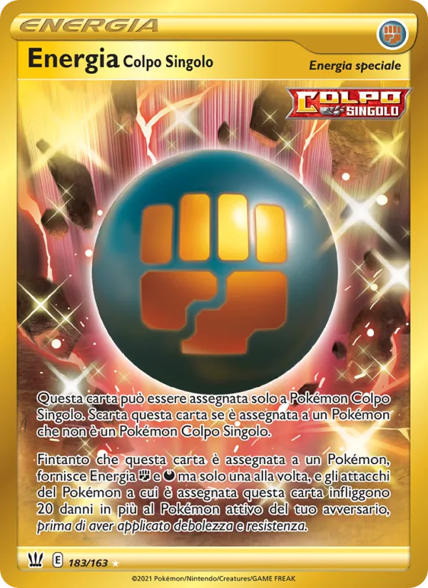 Energia Colpo Singolo Stili di Lotta 183/163