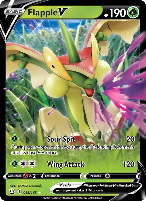 Flapple V Battle Styles 18/163