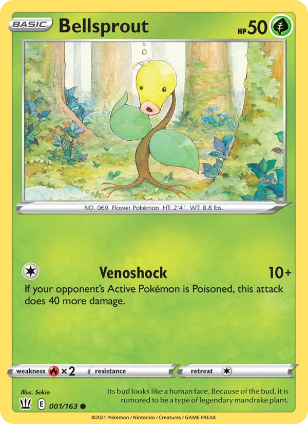 Bellsprout Battle Styles 1/163