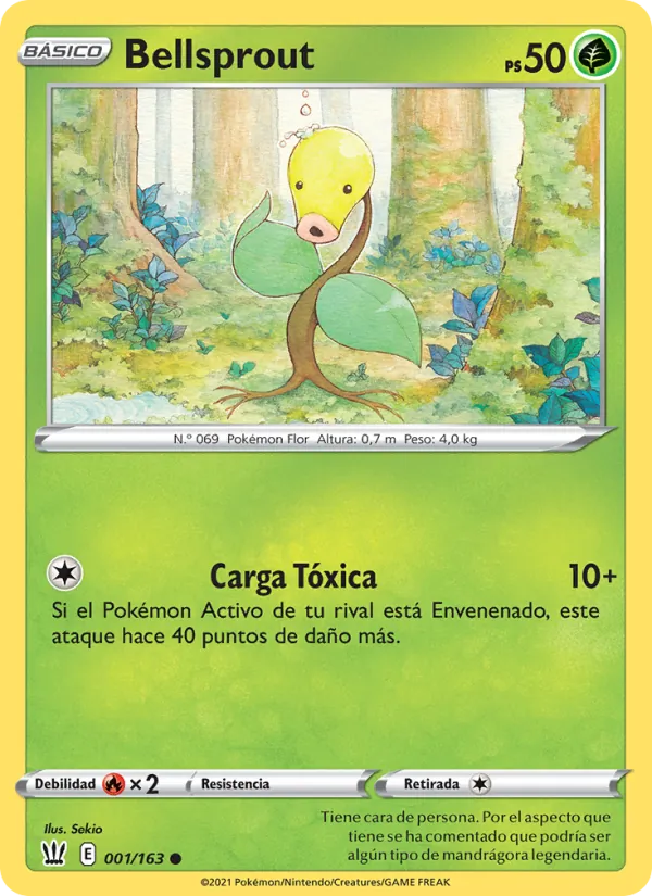 Bellsprout Estilos de Combate 1/163