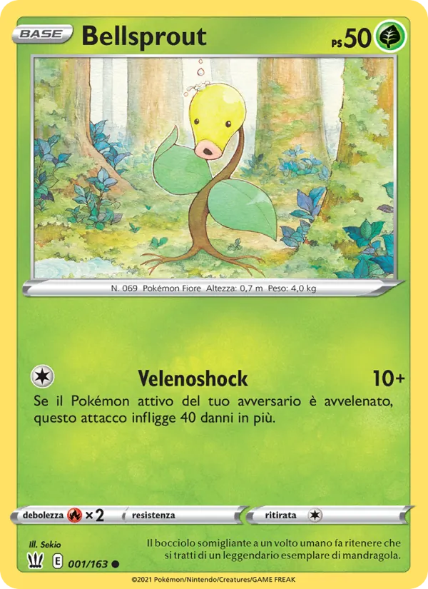 Bellsprout Stili di Lotta 1/163
