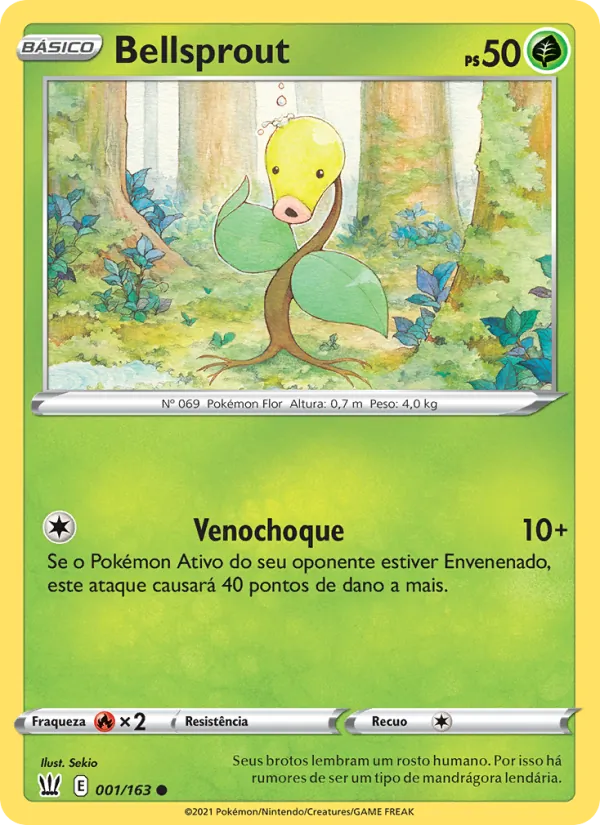 Bellsprout Estilos de Batalha 1/163