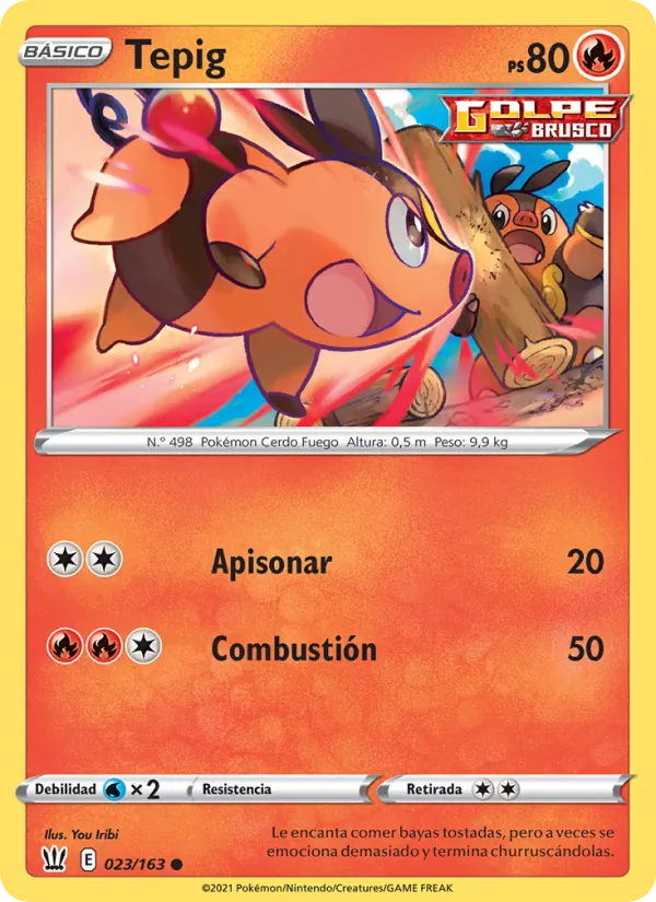 Tepig Estilos de Combate 23/163
