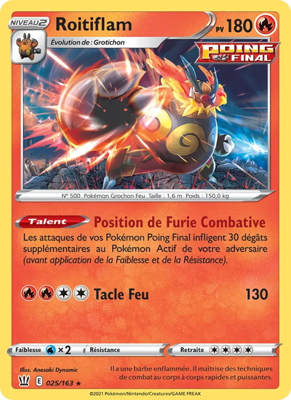 Roitiflam Styles de combat 25/163