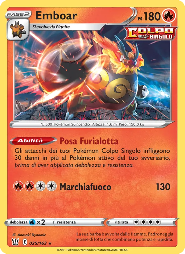 Emboar Stili di Lotta 25/163