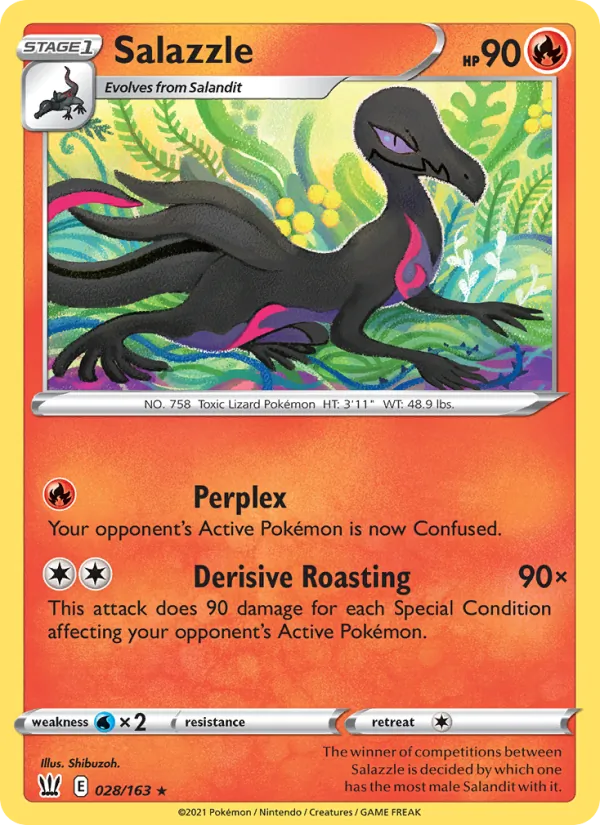 Salazzle Battle Styles 28/163