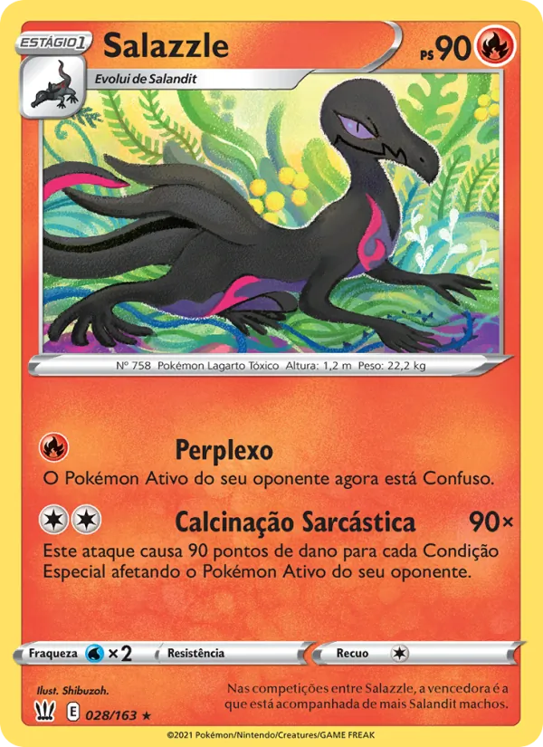 Salazzle Estilos de Batalha 28/163