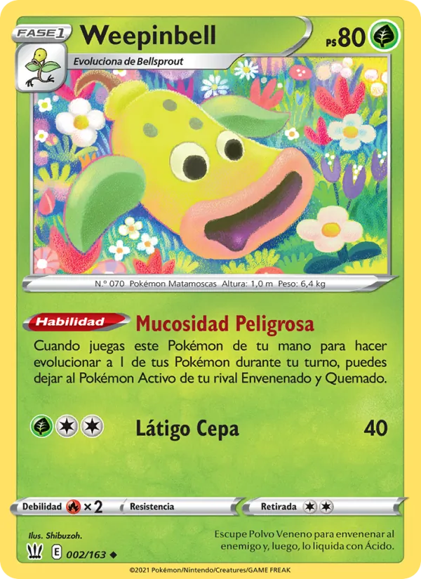 Weepinbell Estilos de Combate 2/163