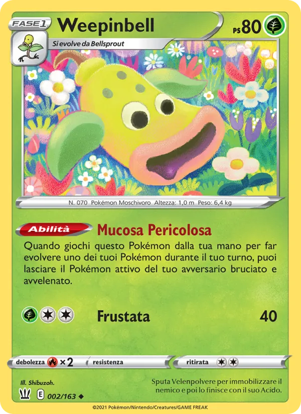 Weepinbell Stili di Lotta 2/163