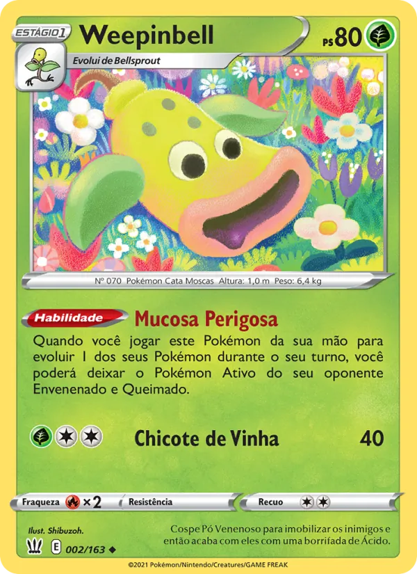 Weepinbell Estilos de Batalha 2/163