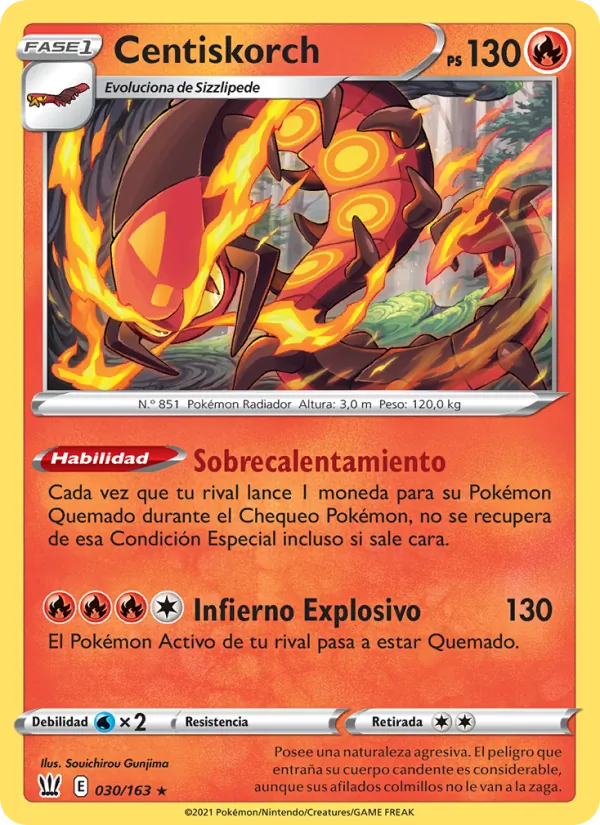 Centiskorch Estilos de Combate 30/163