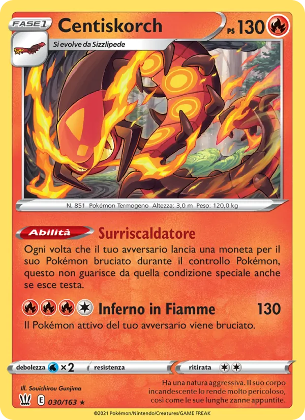 Centiskorch Stili di Lotta 30/163