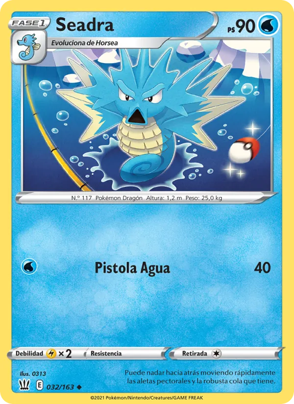 Seadra Estilos de Combate 32/163