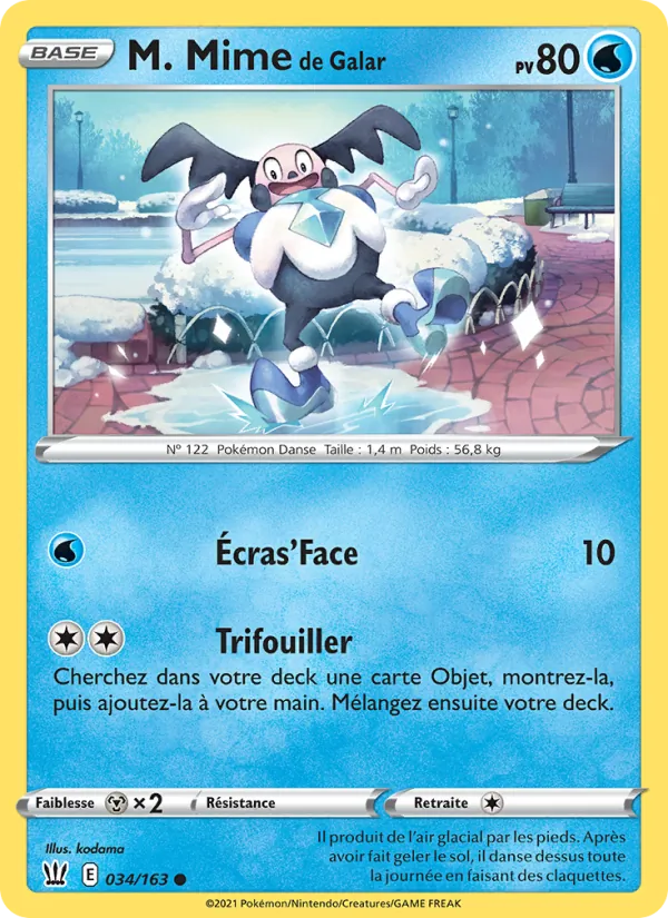 M. Mime de Galar Styles de combat 34/163