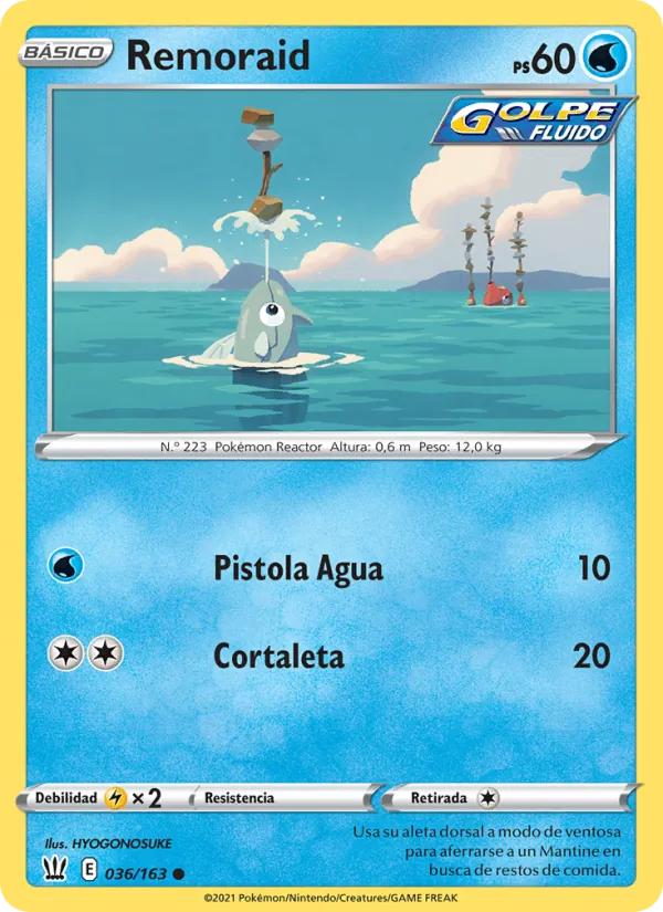 Remoraid Estilos de Combate 36/163
