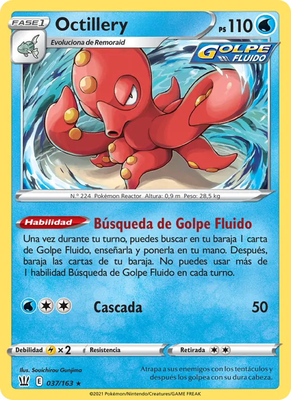 Octillery Estilos de Combate 37/163