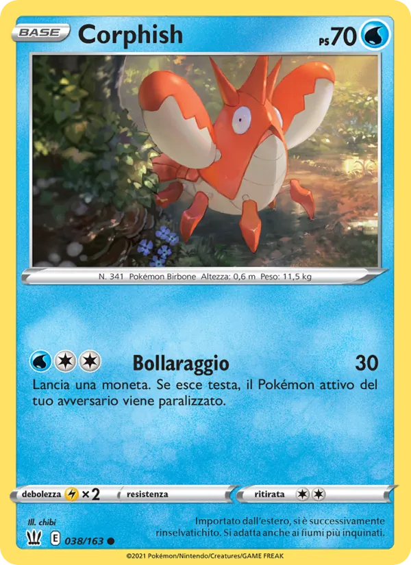 Corphish Stili di Lotta 38/163