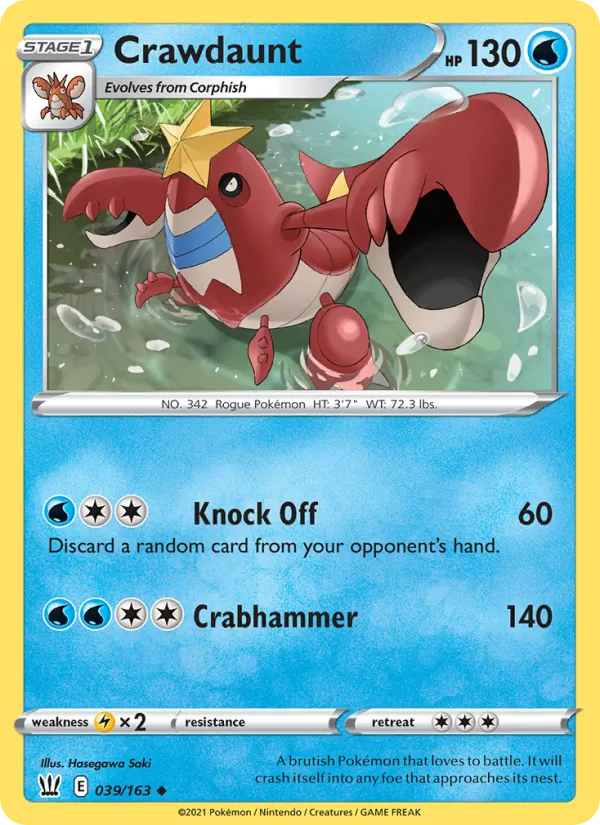 Crawdaunt Battle Styles 39/163