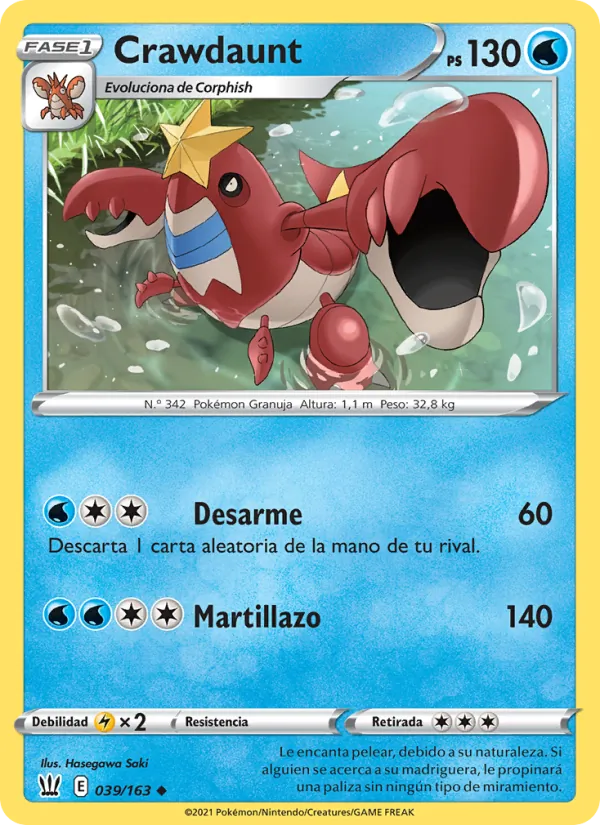 Crawdaunt Estilos de Combate 39/163