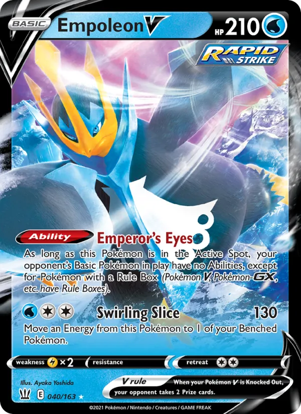 Empoleon V Battle Styles 40/163